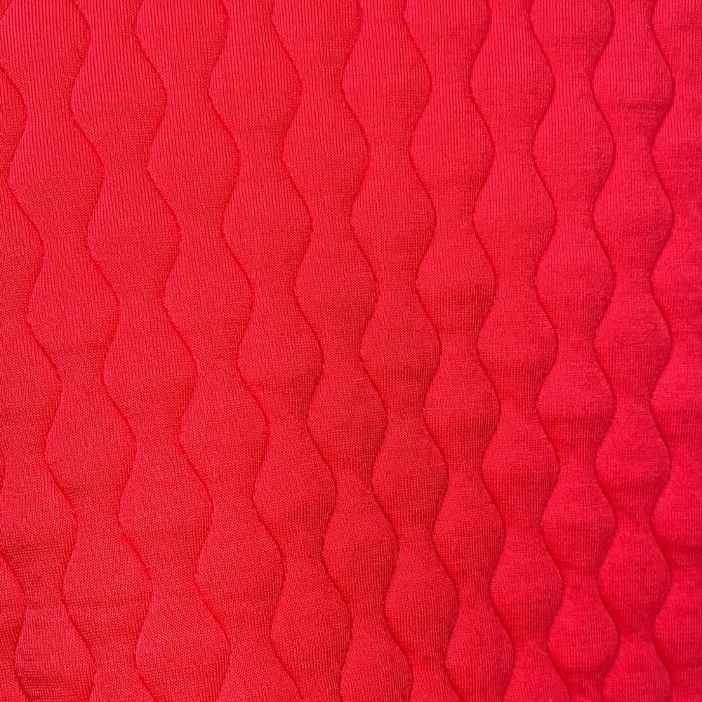 GAP fit Vibrant Jacquard Neon Coral Quilted Hoodie - Picture 11 of 12